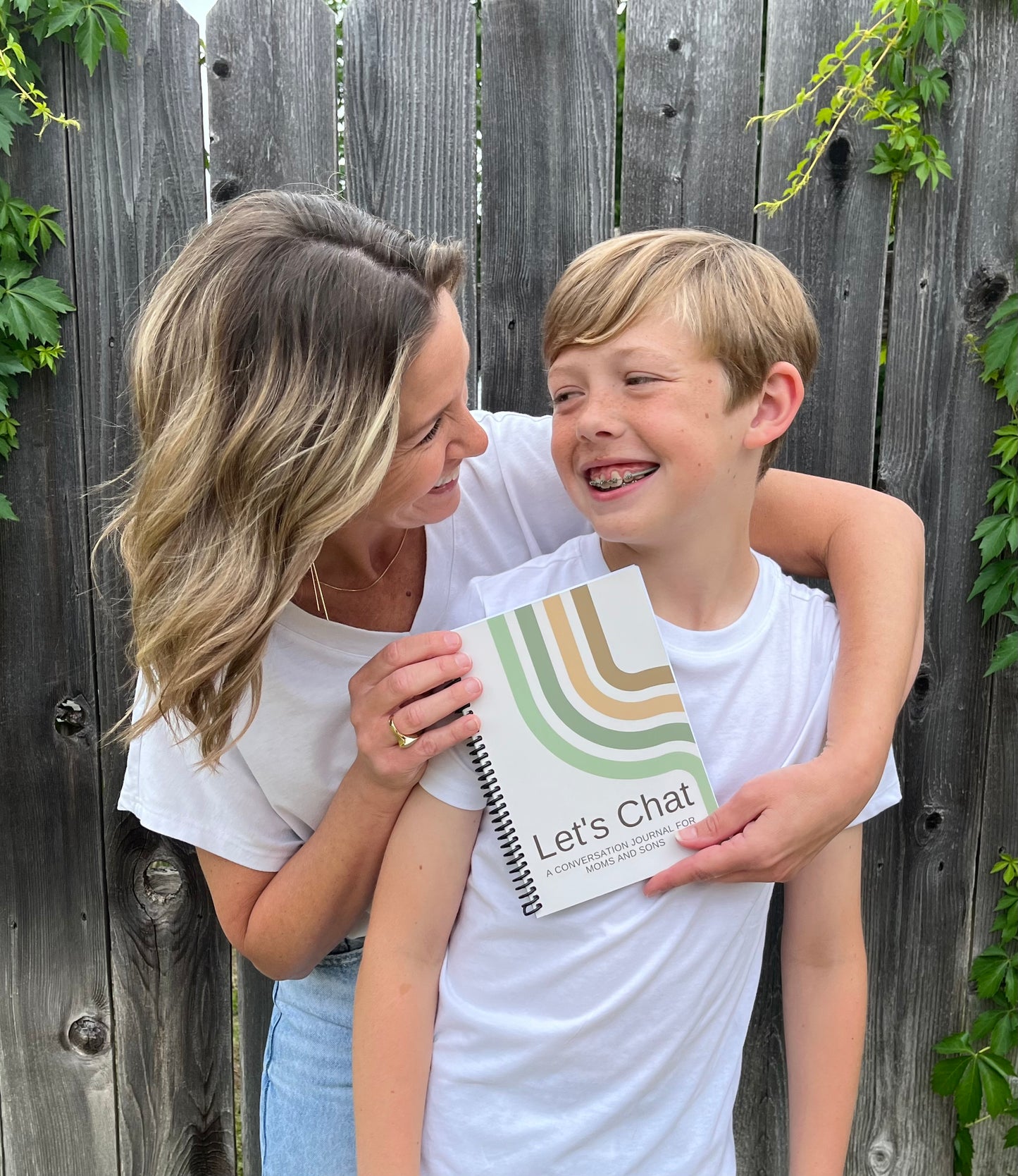 Conversation Journal for Moms and Sons - 7-13 Years + Mom