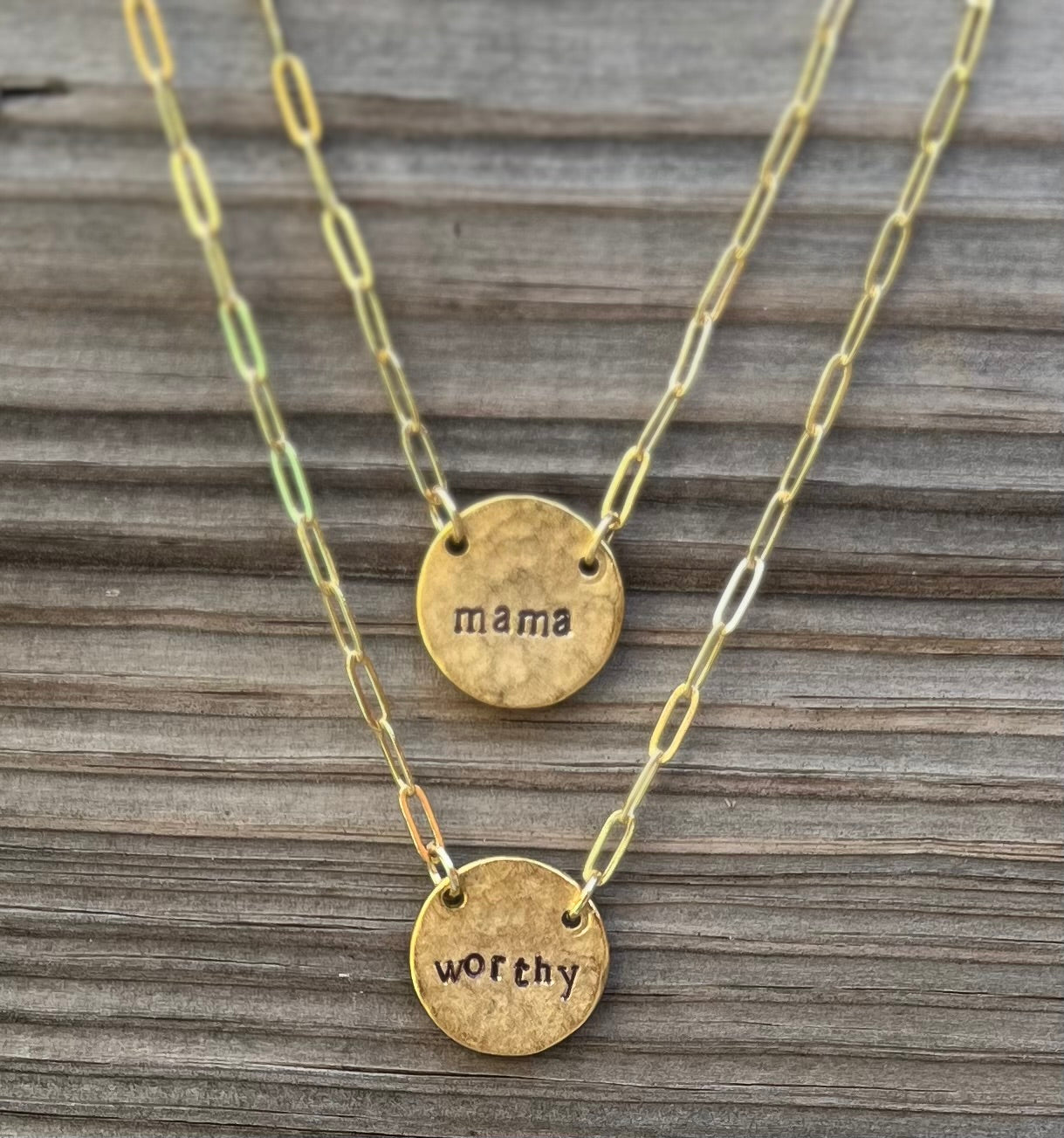 Mighty Message Necklace: Mama