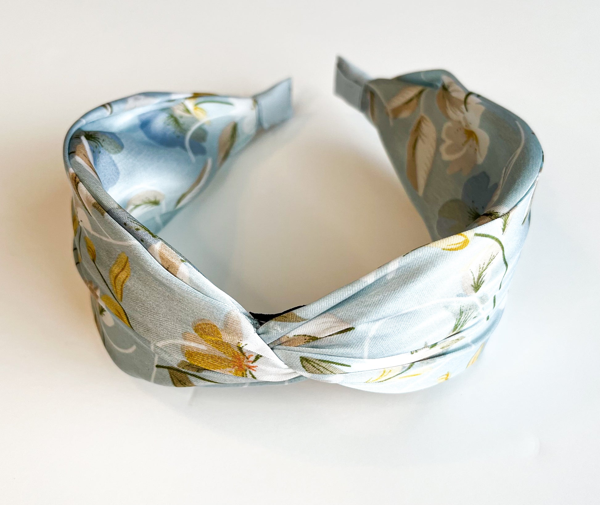 Hey Baby-Blue Floral Headband