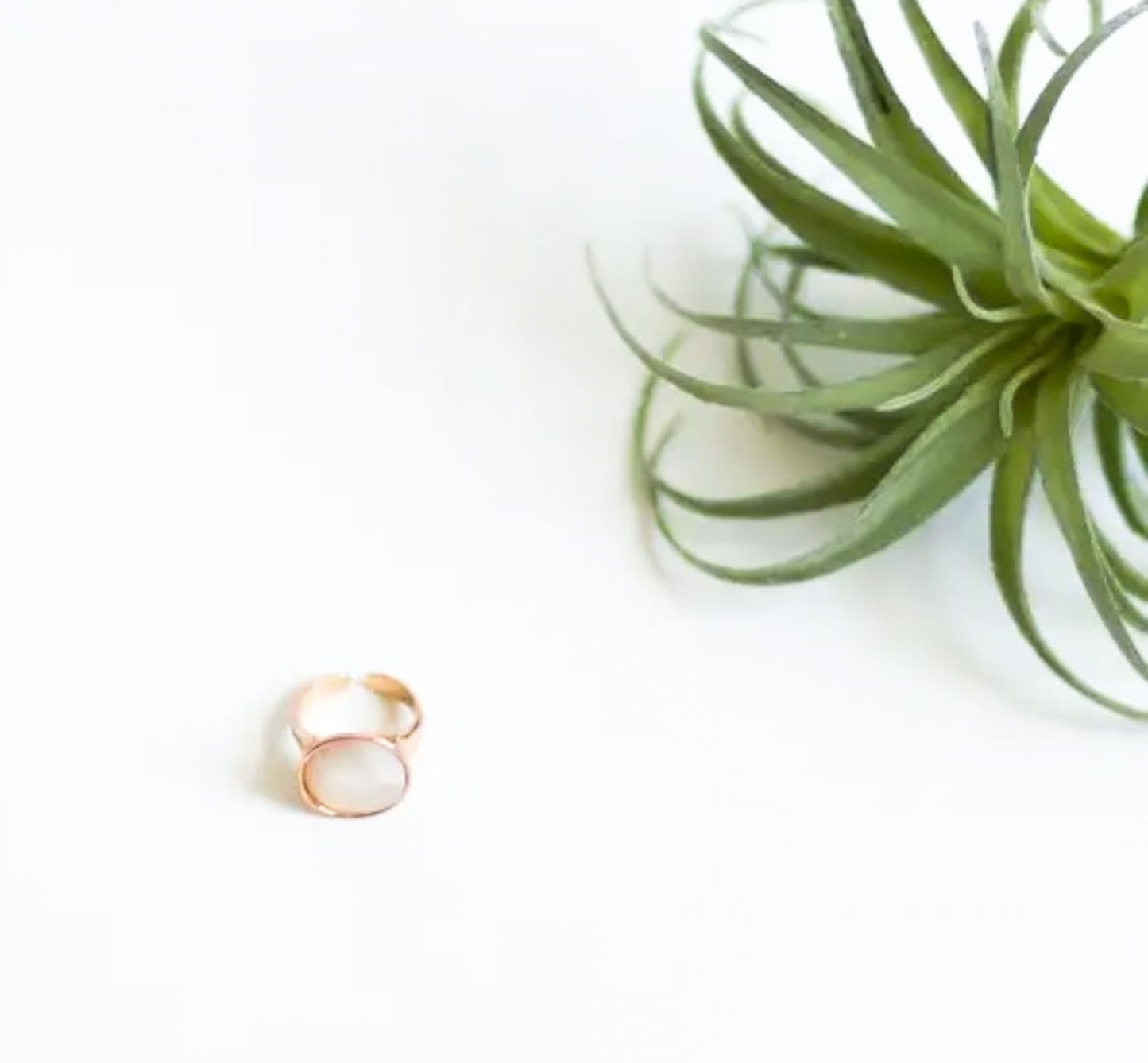 Gemma - Stone and Gold Ring