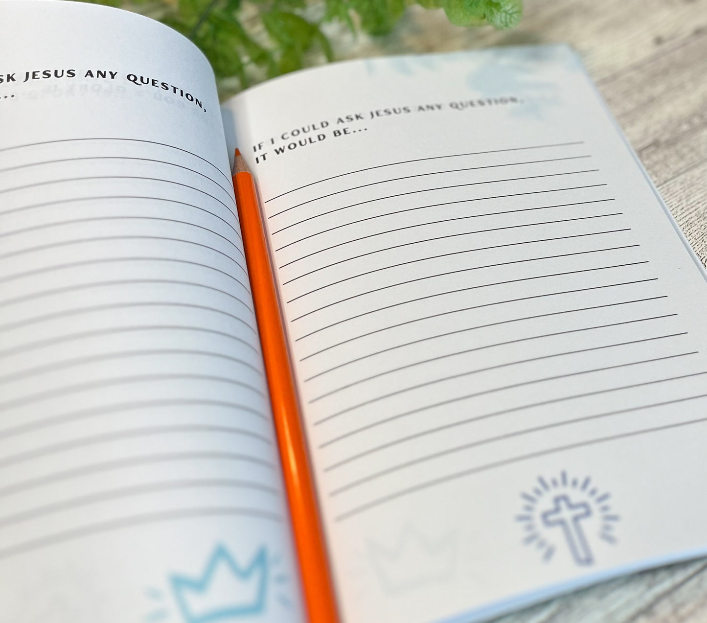 Conversation Journal About Faith for Kids and Adults - 7 - 12 + Adult