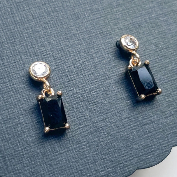 Aristocrat Earrings in Black Onyx