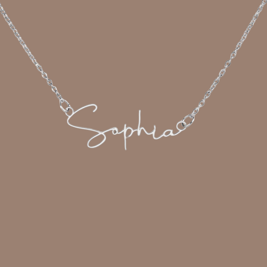 Personal Signature Necklace