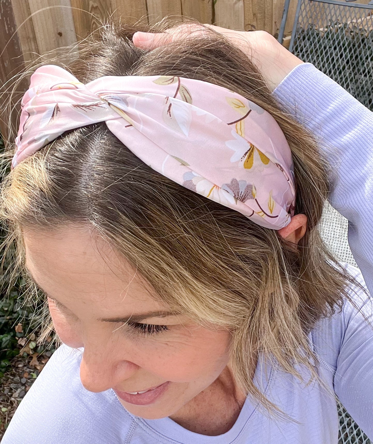 Pretty in Pink Floral Headband