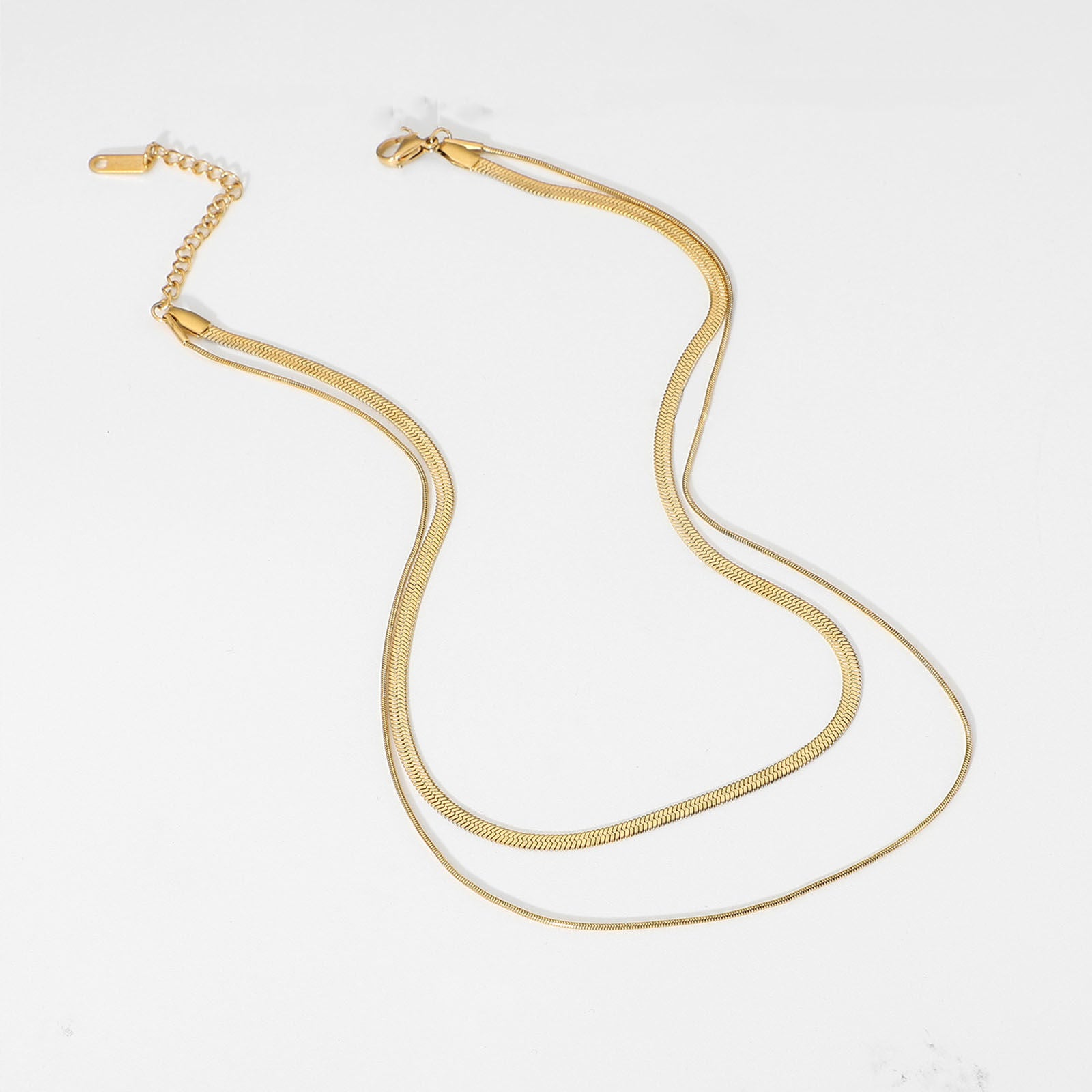 Snake Chain Multilayer Necklace