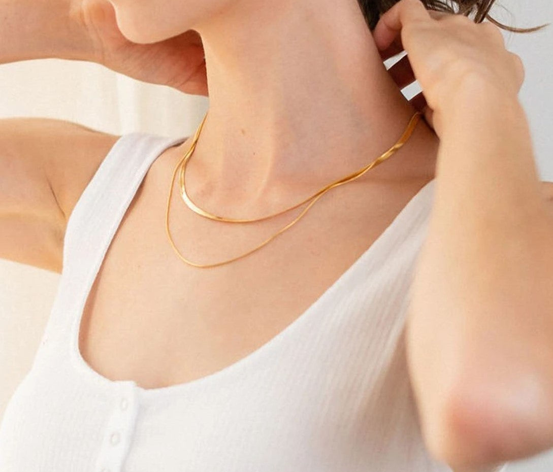 Snake Chain Multilayer Necklace