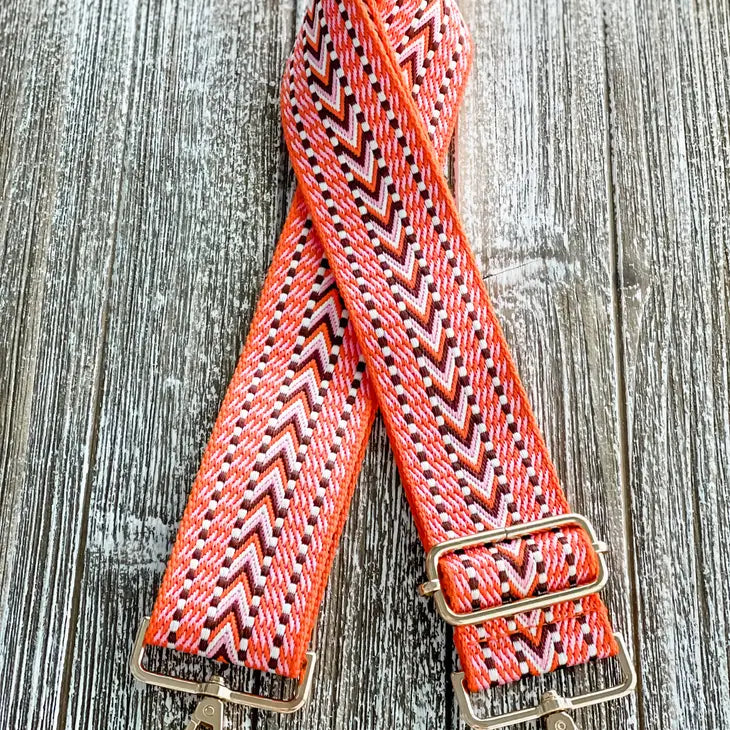 Crossbody Guitar Strap - VIV Orange